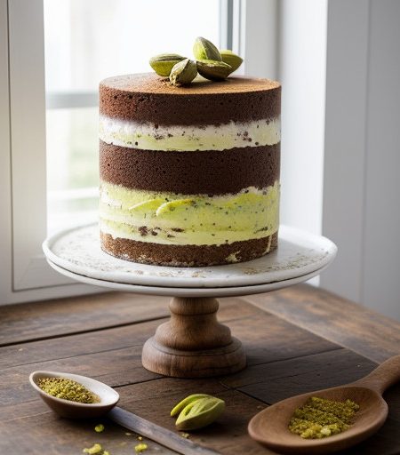 Watergate Cake (Pistachio recipe image