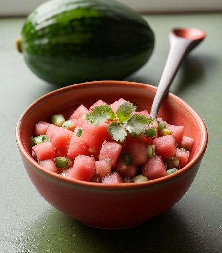 Watermelon Fire & Ice Salsa recipe image