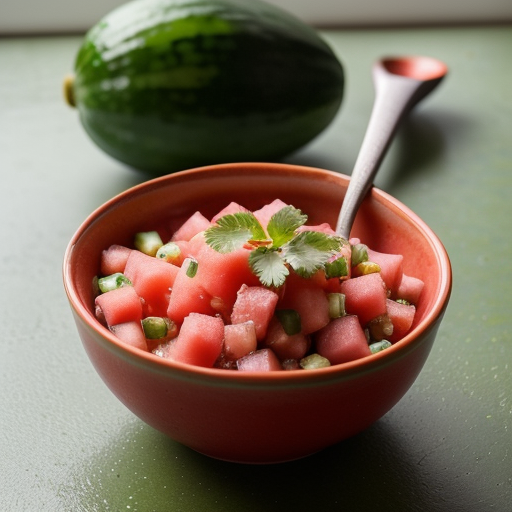 Watermelon Fire & Ice Salsa recipe image