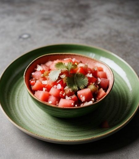 Watermelon Fire and Ice Salsa recipe image