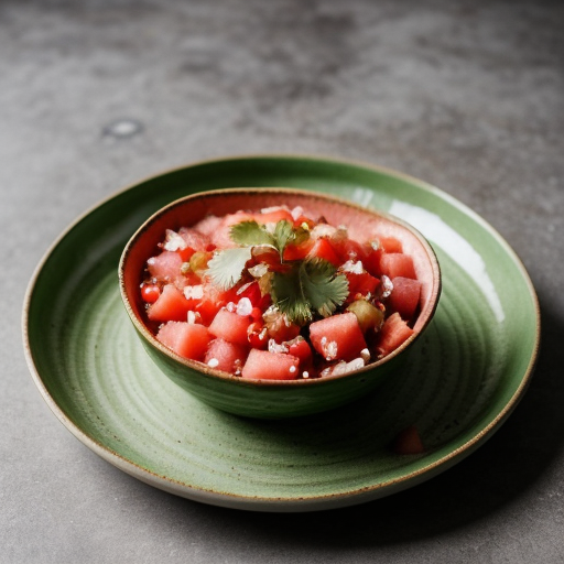 Watermelon Fire and Ice Salsa recipe image