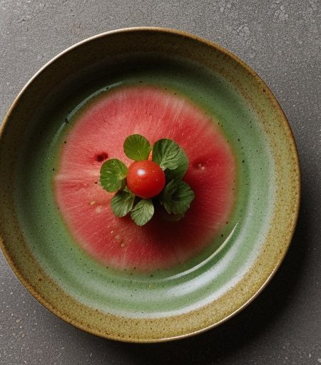 Watermelon-Green Peppercorn Salsa recipe image