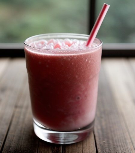 Watermelon Ice Drink recipe image