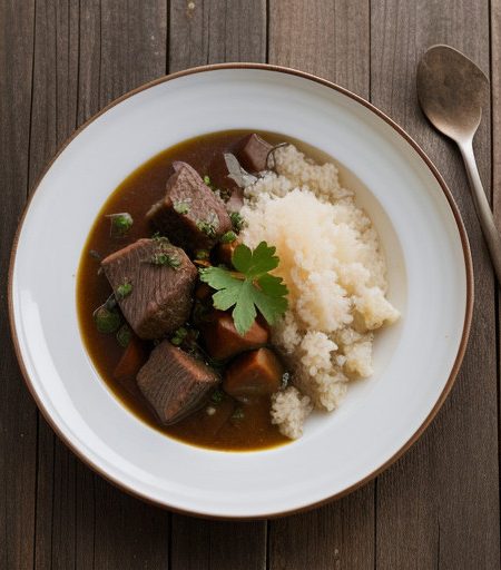 Welsh Brown Stew - Potes Cig Eidion(welsh recipe image