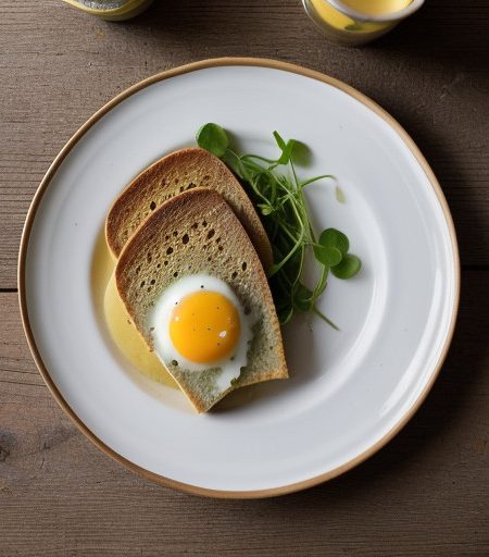 Welsh Rarebit With Ham and Watercress recipe image