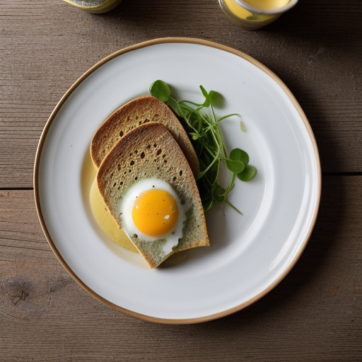 Welsh Rarebit With Ham and Watercress recipe image