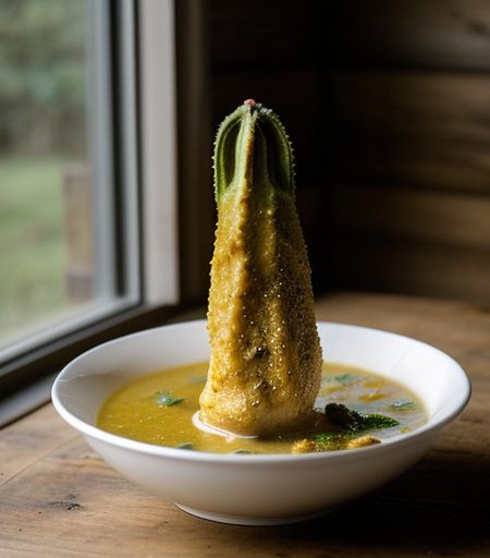 West African Lemony Chicken-Okra Soup recipe image