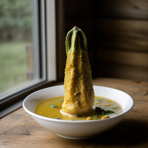 West African Lemony Chicken-Okra Soup recipe image