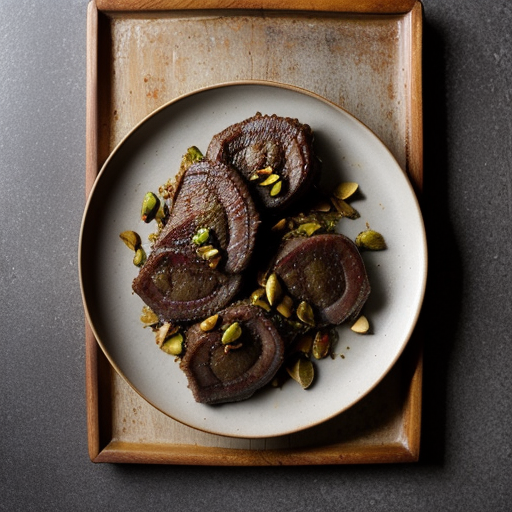 West: Royal Lamb Chops Braised With Nuts And recipe image