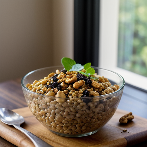 Wheat Berry Salad With Walnuts & Cashews recipe image