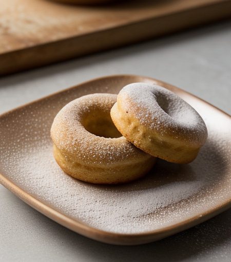 Wheat-Flour Applesauce Doughnuts recipe image