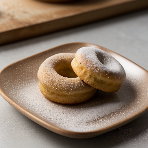 Wheat-Flour Applesauce Doughnuts recipe image