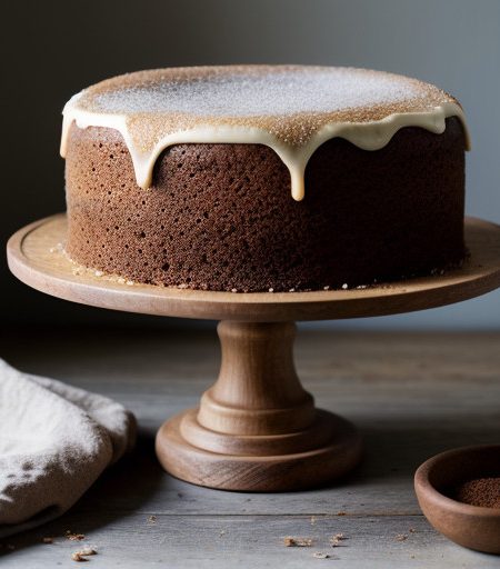 Wheat-Free Applesauce Cake recipe image