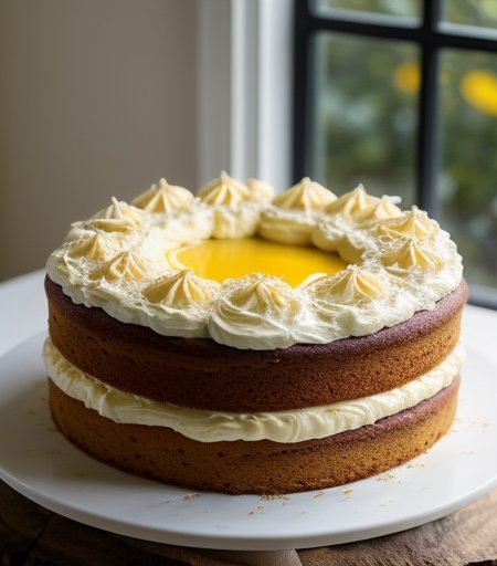 Wheat Free Italian Cream Cake recipe image