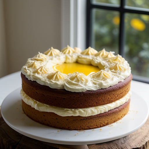 Wheat Free Italian Cream Cake recipe image