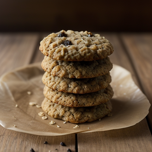 Wheat Germ & Oatmeal Cookies recipe image