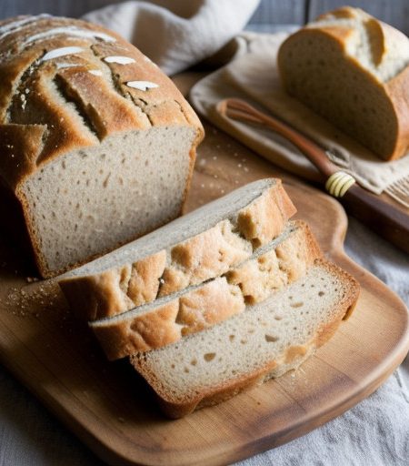 Wheat Germ and Honey Bread for Abm recipe image