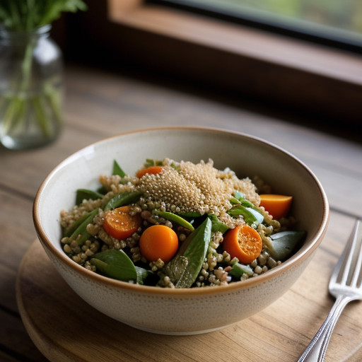 Wheat & Veggie Salad recipe image