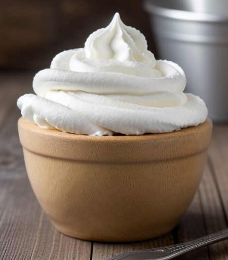 Whipped Cream Frosting With Raspberry Sauce ( recipe image
