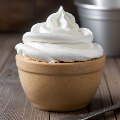 Whipped Cream Frosting With Raspberry Sauce ( recipe image