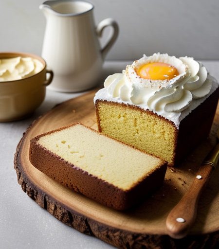 Whipped Cream Pound Cake recipe image