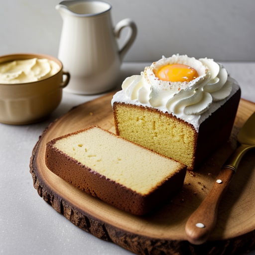 Whipped Cream Pound Cake recipe image