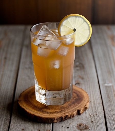 Whiskey-Sour Punch With Holiday Ice Ring - Country Living recipe image