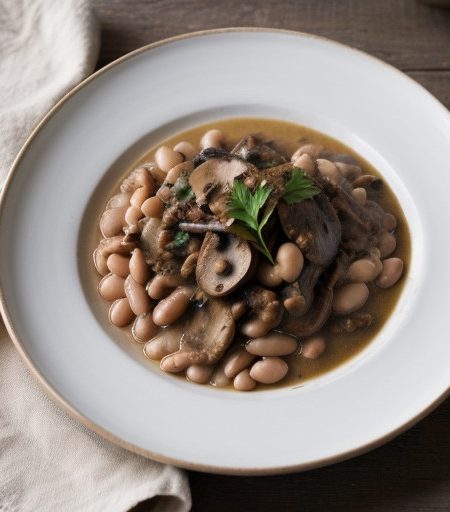 White Bean & Mushroom Ragout-Martha Stewart recipe image