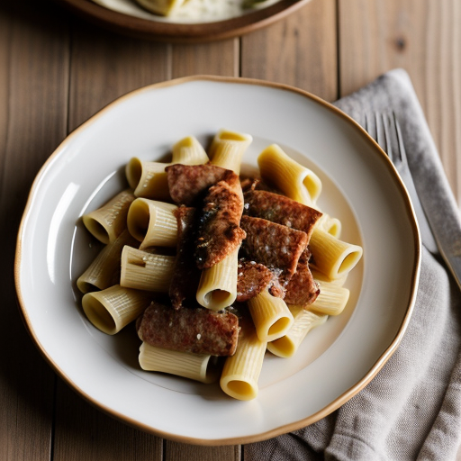 White Bean & Sausage Rigatoni recipe image