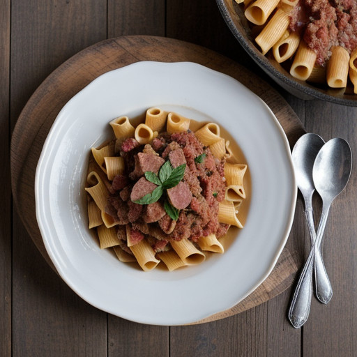 White Bean and Sausage Rigatoni recipe image