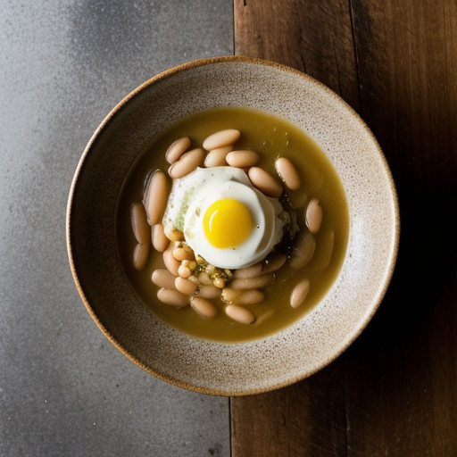 White Beans With Roasted Garlic Dressing recipe image