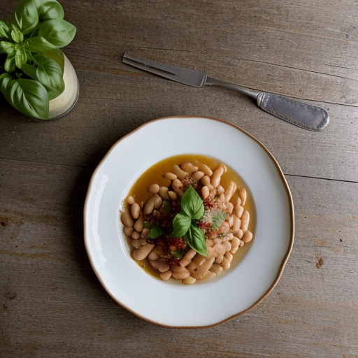 White Beans With Tomato, Basil, and Parmesan recipe image