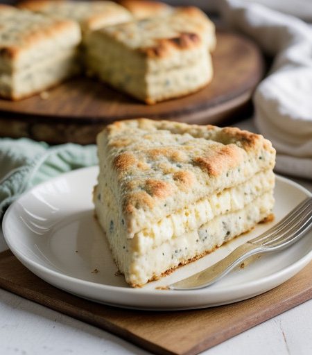 White Cheddar~ Bacon & Chive Scones recipe image