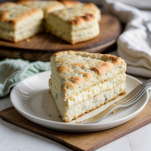 White Cheddar~ Bacon & Chive Scones recipe image