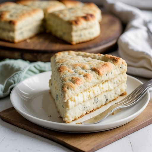 White Cheddar~ Bacon & Chive Scones recipe image