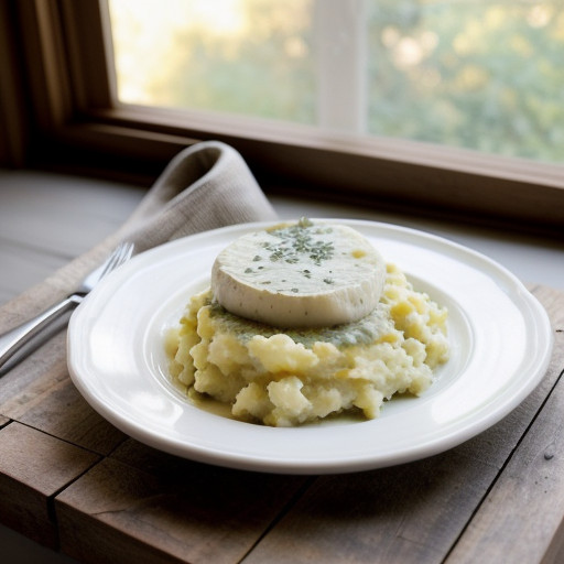 White Cheddar & Green Chili Mashed Potatoes F recipe image