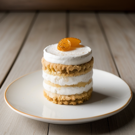 White Choc Pepper Mousse Napoleon 1 recipe image