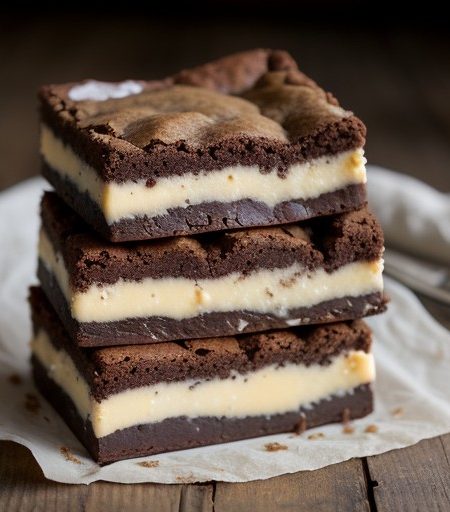 White Chocolate & Almond Brownies recipe image