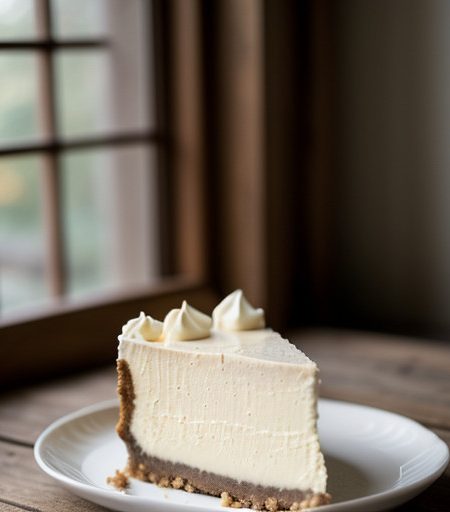 White Chocolate Amaretto Cheesecake recipe image