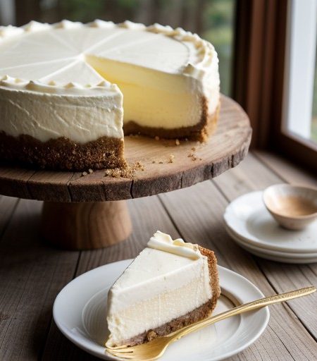 White Chocolate Cheesecake recipe image