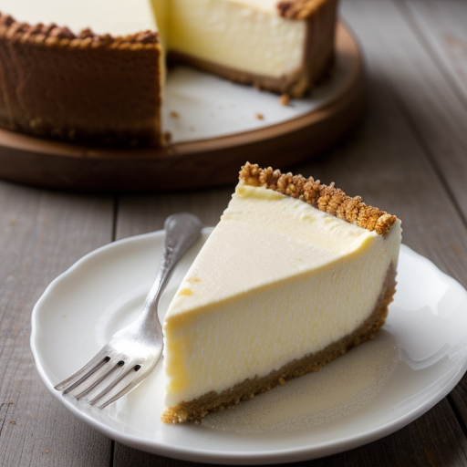 White Chocolate Cheesecake With Raspberry Sauce recipe image