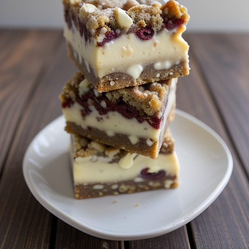 White Chocolate Cherry Pecan Bars recipe image