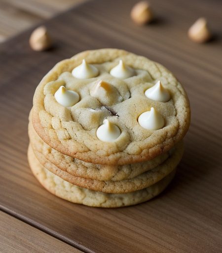 White Chocolate Chip Cookies With Macadamia Nuts recipe image