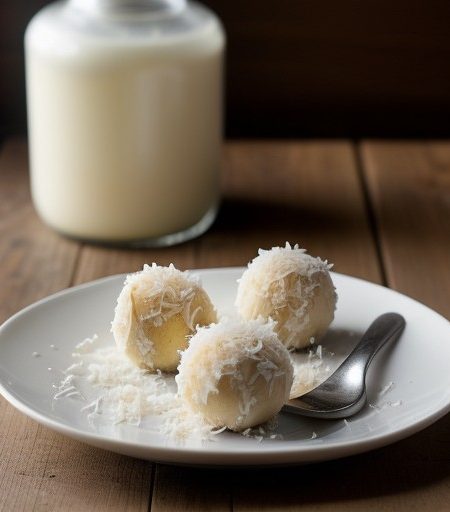White Chocolate-Coconut Truffles recipe image