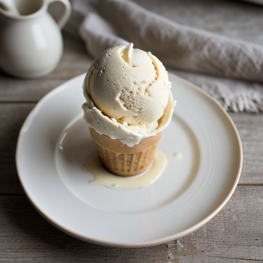 White Chocolate Ice Cream #2 recipe image