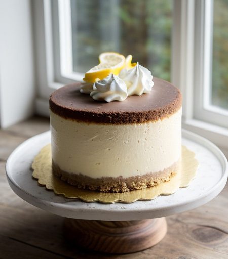 White Chocolate & Lemon Cheesecake recipe image