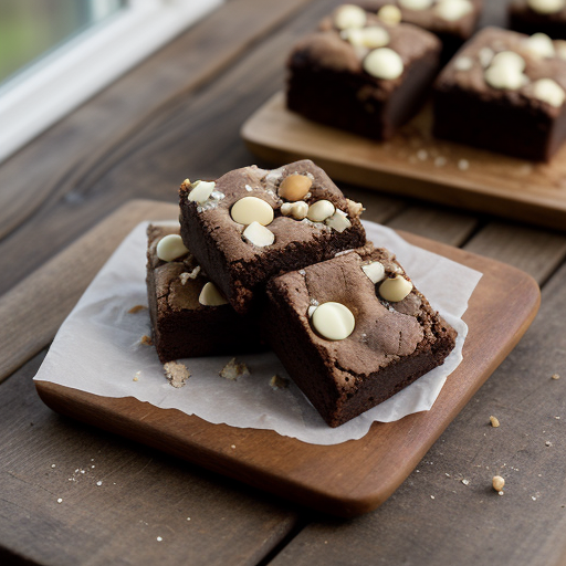 White Chocolate & Macadamia Nut Brownies recipe image