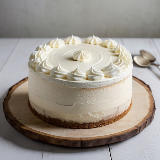 White Chocolate Mousse Cake recipe image