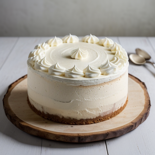 White Chocolate Mousse Cake recipe image