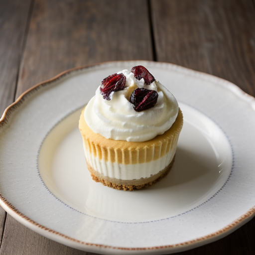 White Chocolate Mousse Cheesecake With Sun-Dried Cherries recipe image